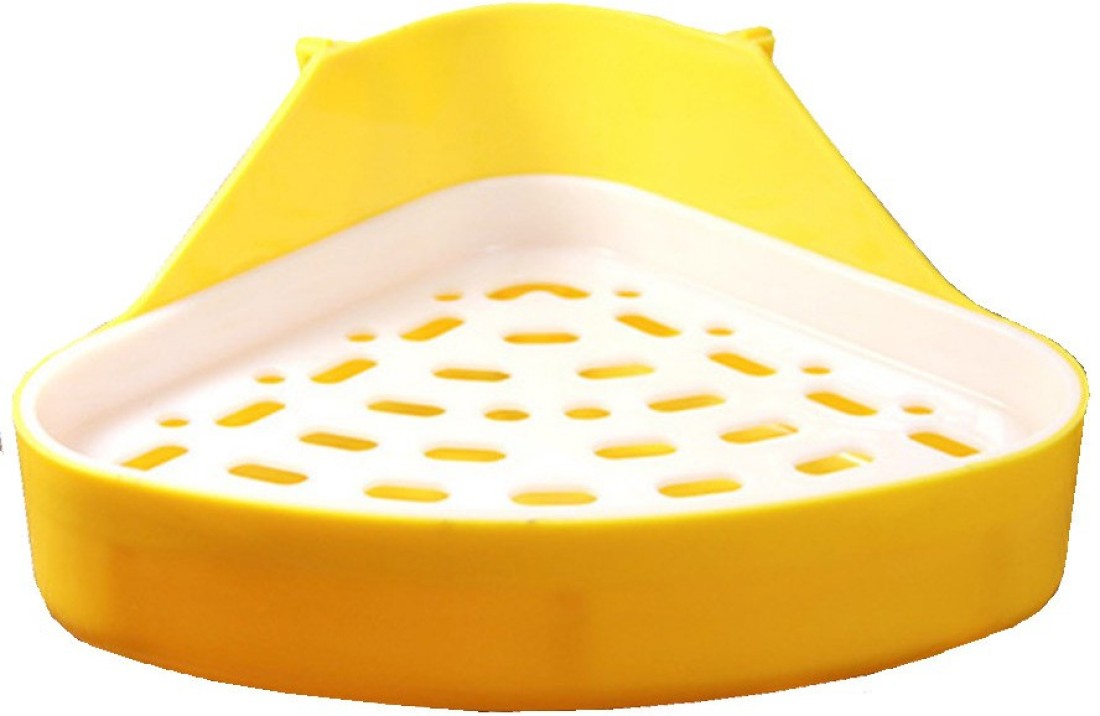 Buy Anokhe Collections Corner Litter Tray for Hamster / Rabbit / Guinea