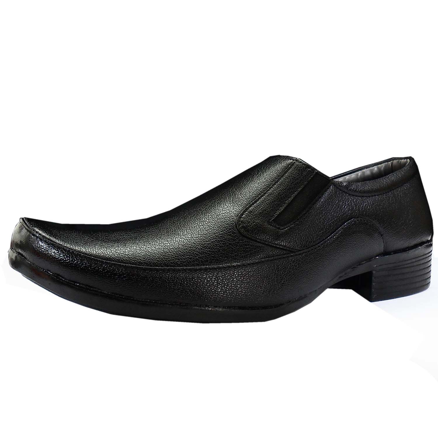 Buy Footgear Men's Black Formal Slip on Shoes Online @ ₹1499 from ShopClues