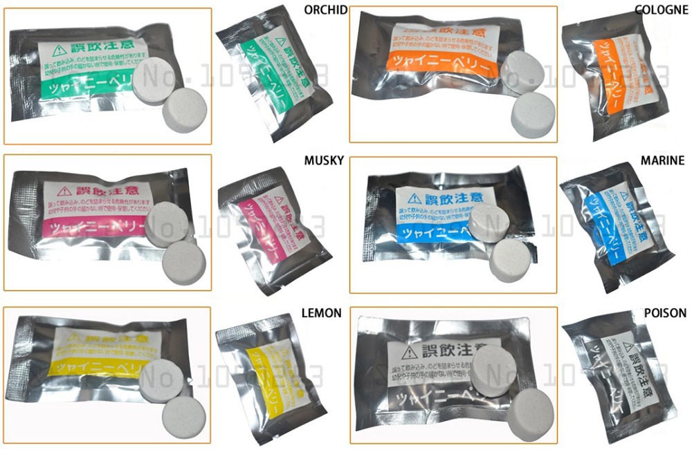 Buy Car Air Freshener Perfume Tablets Flavor Fragrance Balsam Balm 4