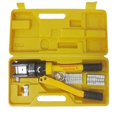 Buy 16 Ton Quick Hydraulic Crimper Cable Plier Crimping Tool Kit 16 ...