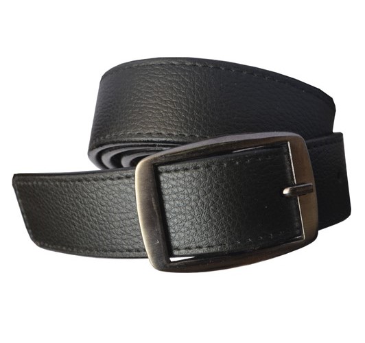 Buy Sunshopping Black Leatherite Men's Belt With Pin-Hole Buckle Online ...