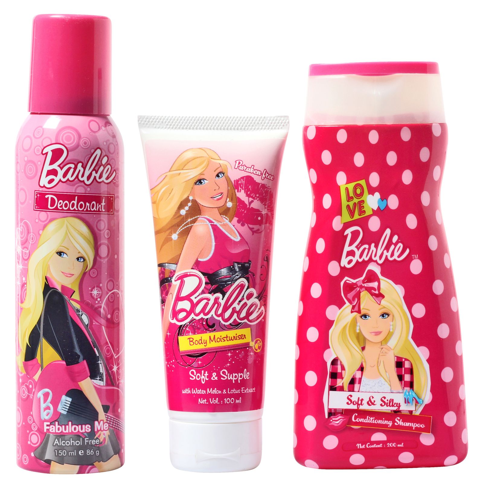 Buy Barbie Trendy Bag Deo+Moisturiser+ShampoO Online @ ₹400 from ShopClues