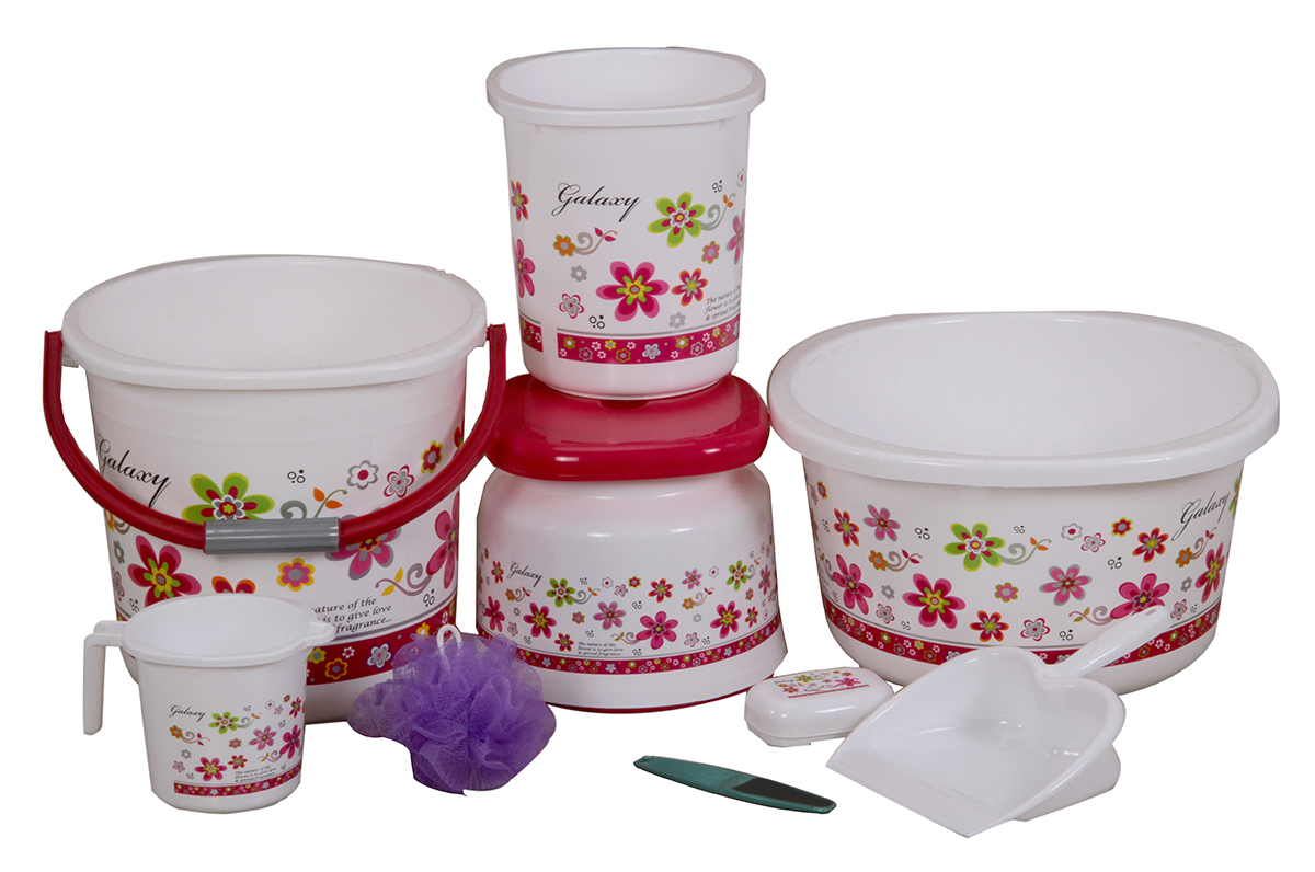 Buy Milton Senior Elegance Protex Bucket (9 Pcs Set) Online ₹1558