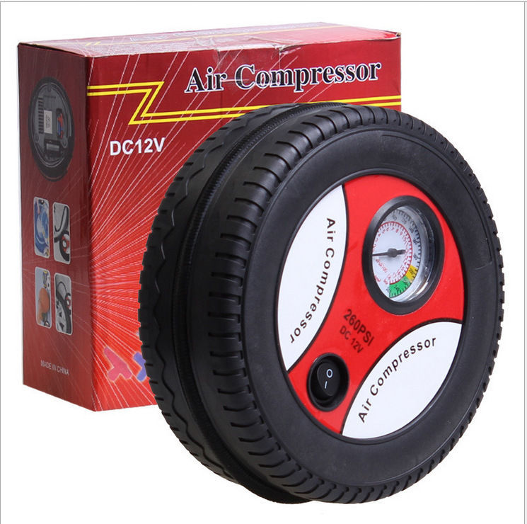 Buy Car Air Compressor 260 PSI (Round Tyre Shape) Online ₹745 from
