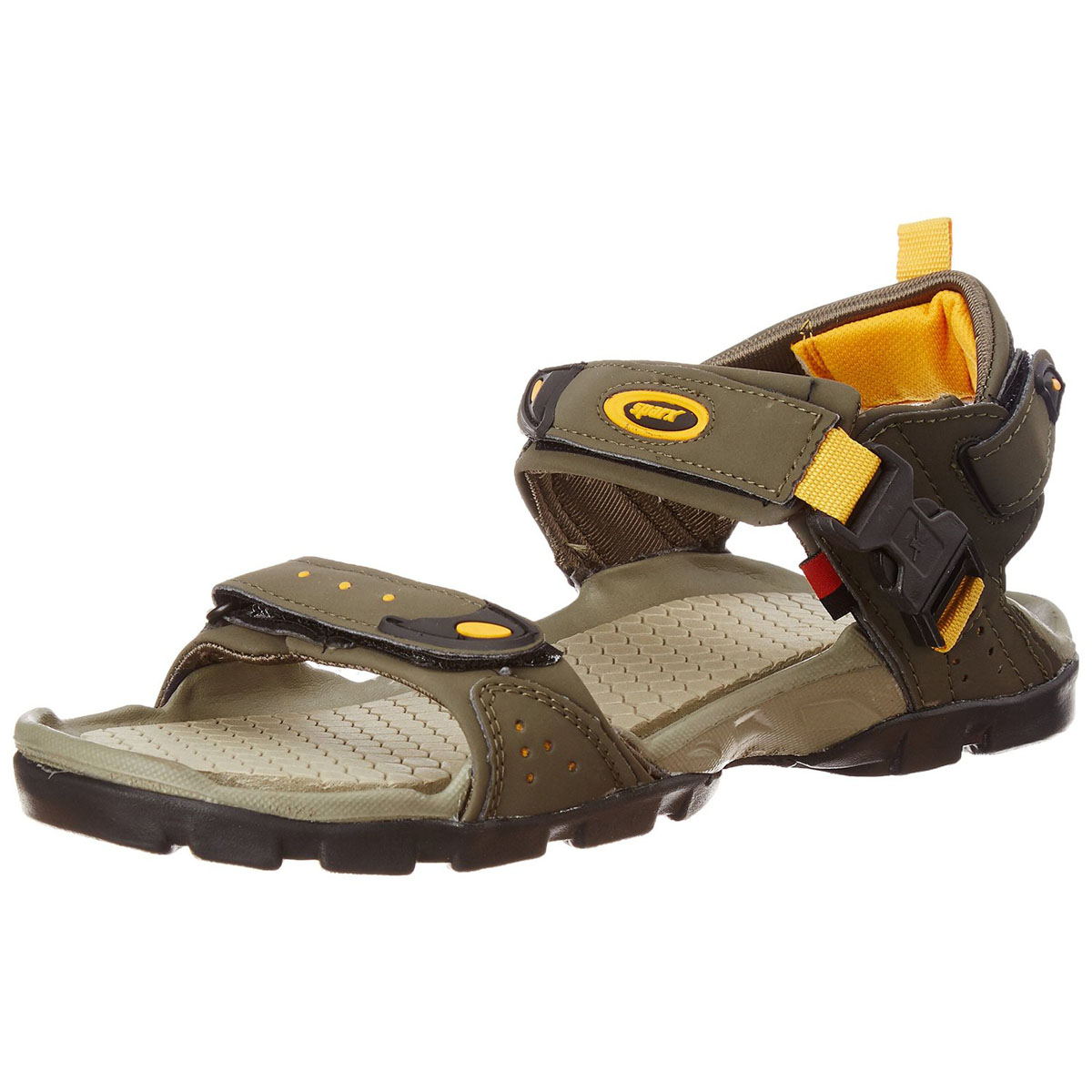 Buy SS0502G SPARX Men Sandal (SS-502 Olive Yellow) Online @ ₹999 from ...