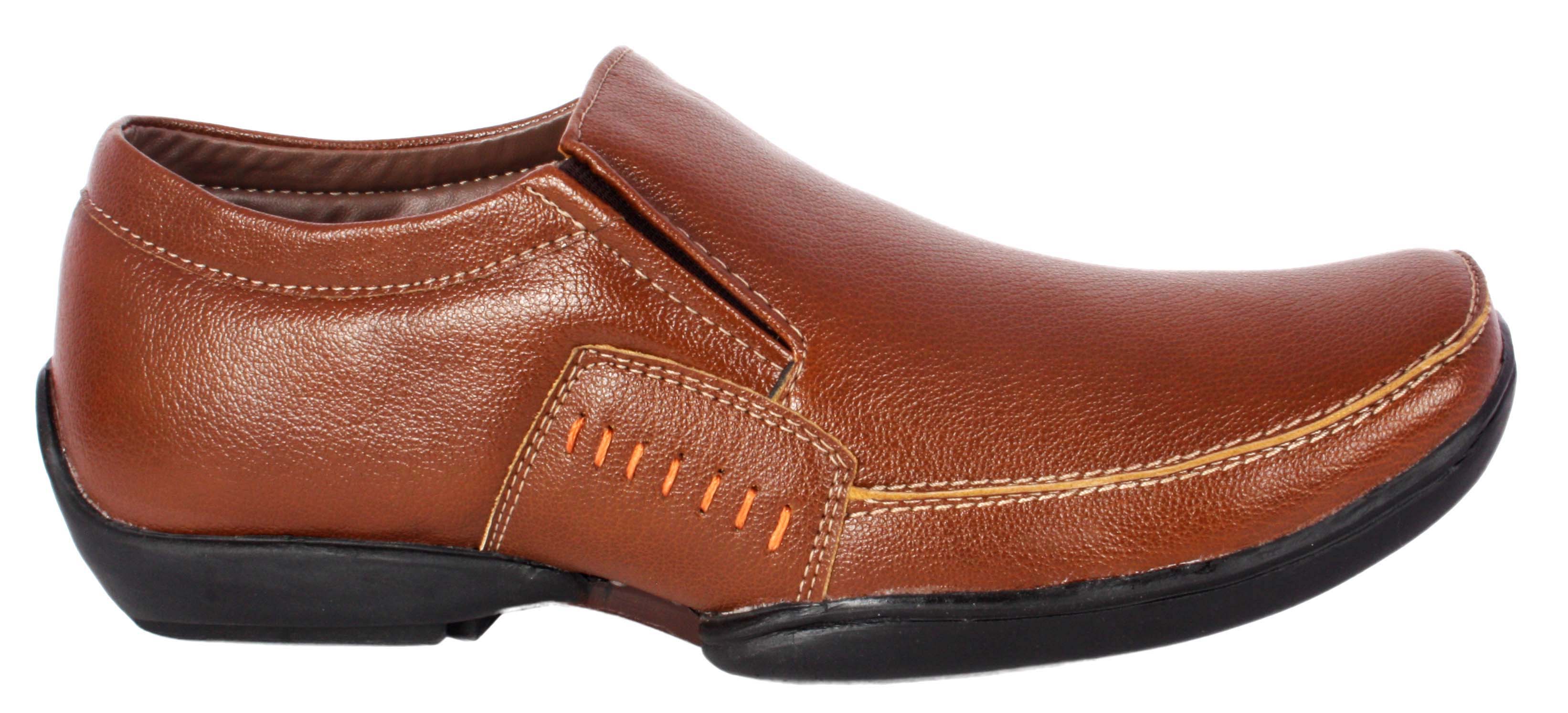 mens tan slip on