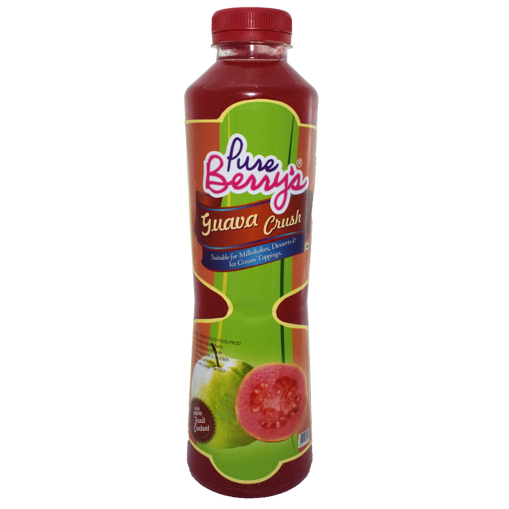 Buy Pure Berrys Guava Crush 750 ml Online @ ₹235 from ShopClues