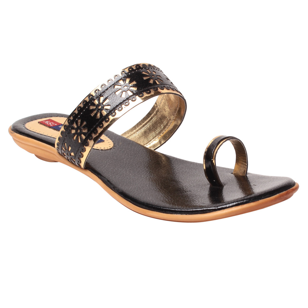 Buy MSC Women's Black Flats Online @ ₹599 from ShopClues