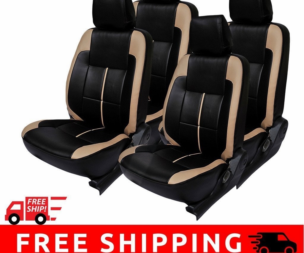 Buy Maruti Alto 800 black Leatherite Car Seat Cover Online ₹4500 from