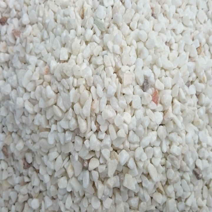 Buy Aquarium decoration gravel stone white color pebbles fish tank