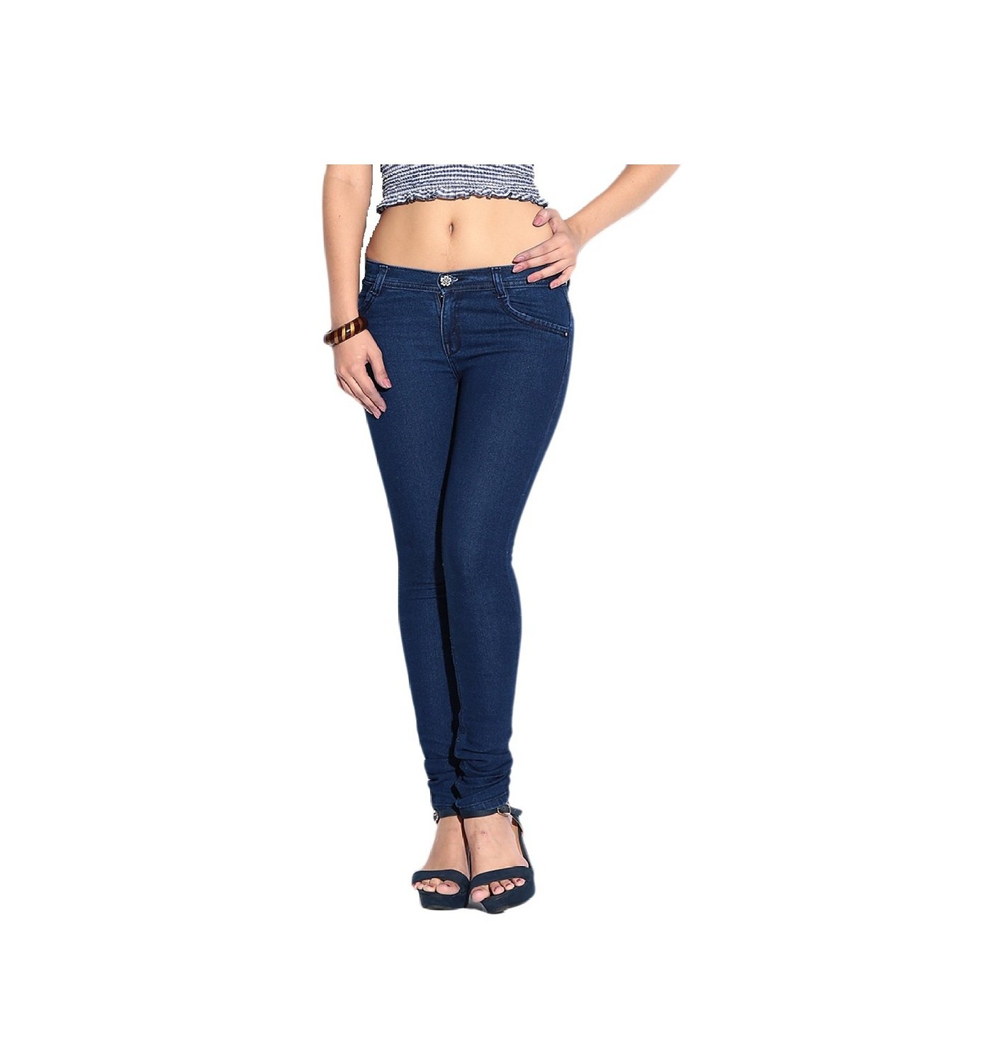 Ganga Casual slim fit Denim jeans for Women