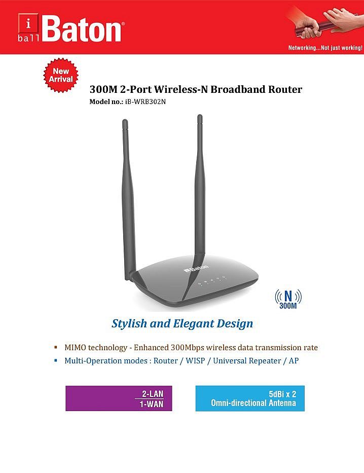 Iball 300m wifi range extender Clearance