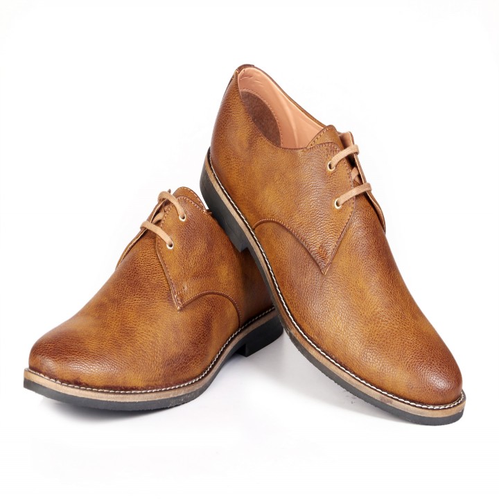 Buy Hedgehog Mens Tan colour Derby Shoes Online ₹1499 from ShopClues — free download