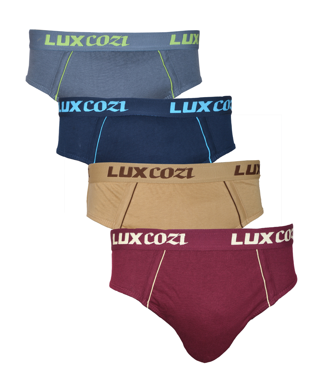 Buy Lux Cozi Bigshot Stylish pack of 4 Briefs Online @ ₹476 from ShopClues