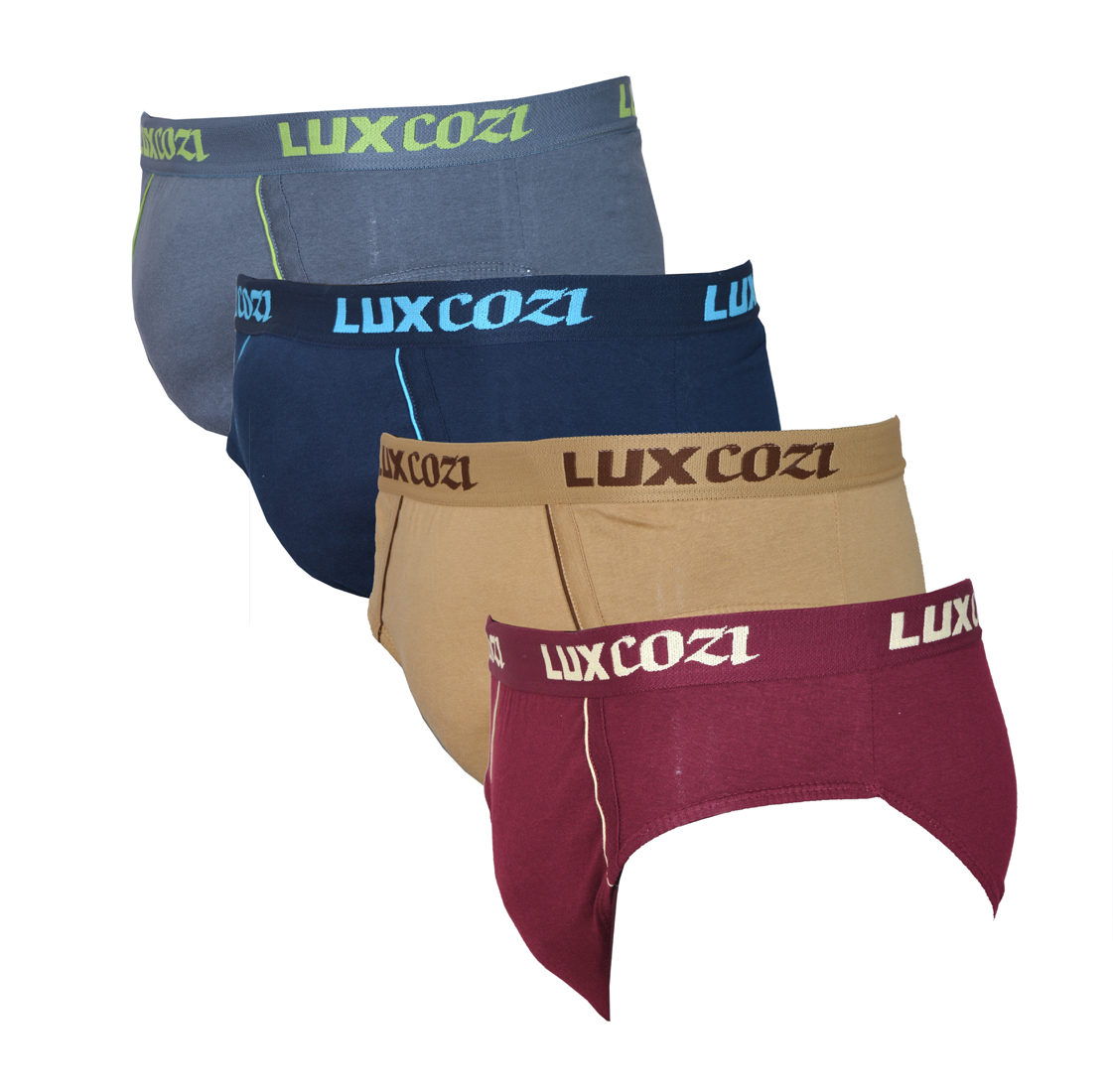 Buy Lux Cozi Bigshot Stylish pack of 4 Briefs Online @ ₹476 from ShopClues