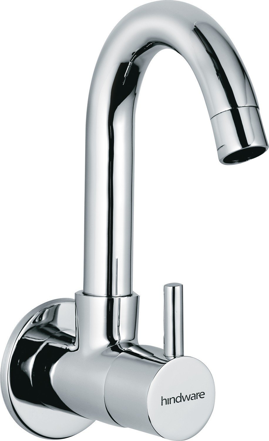 Buy Hindware F280026Cp Flora Sink Tap With Exteneded Swivel Spout Wall