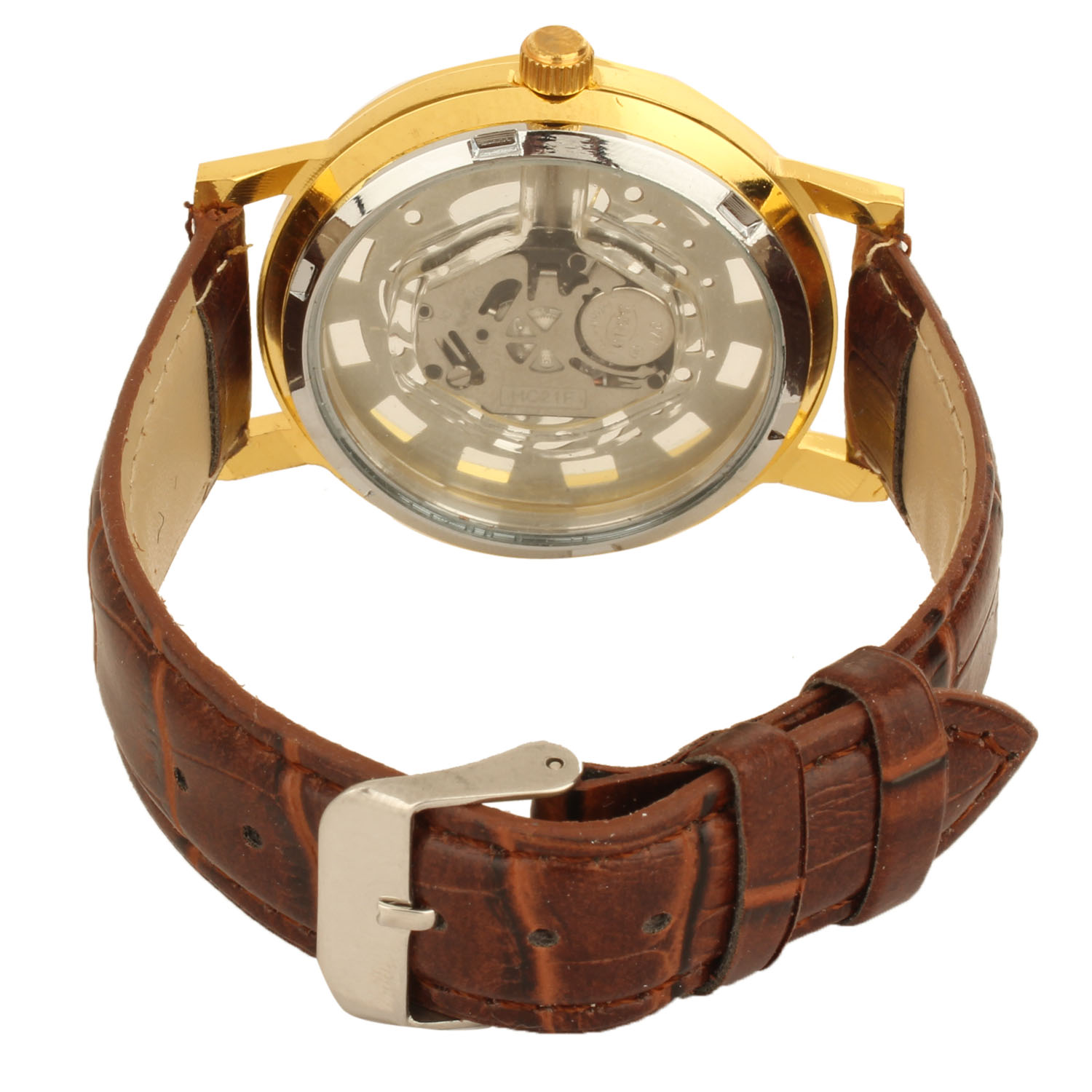 Buy Skeleton Transparent SeeThrough Gold Case SuperLuxury Watch