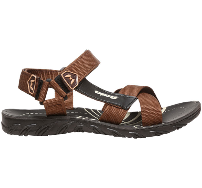 brown velcro sandals