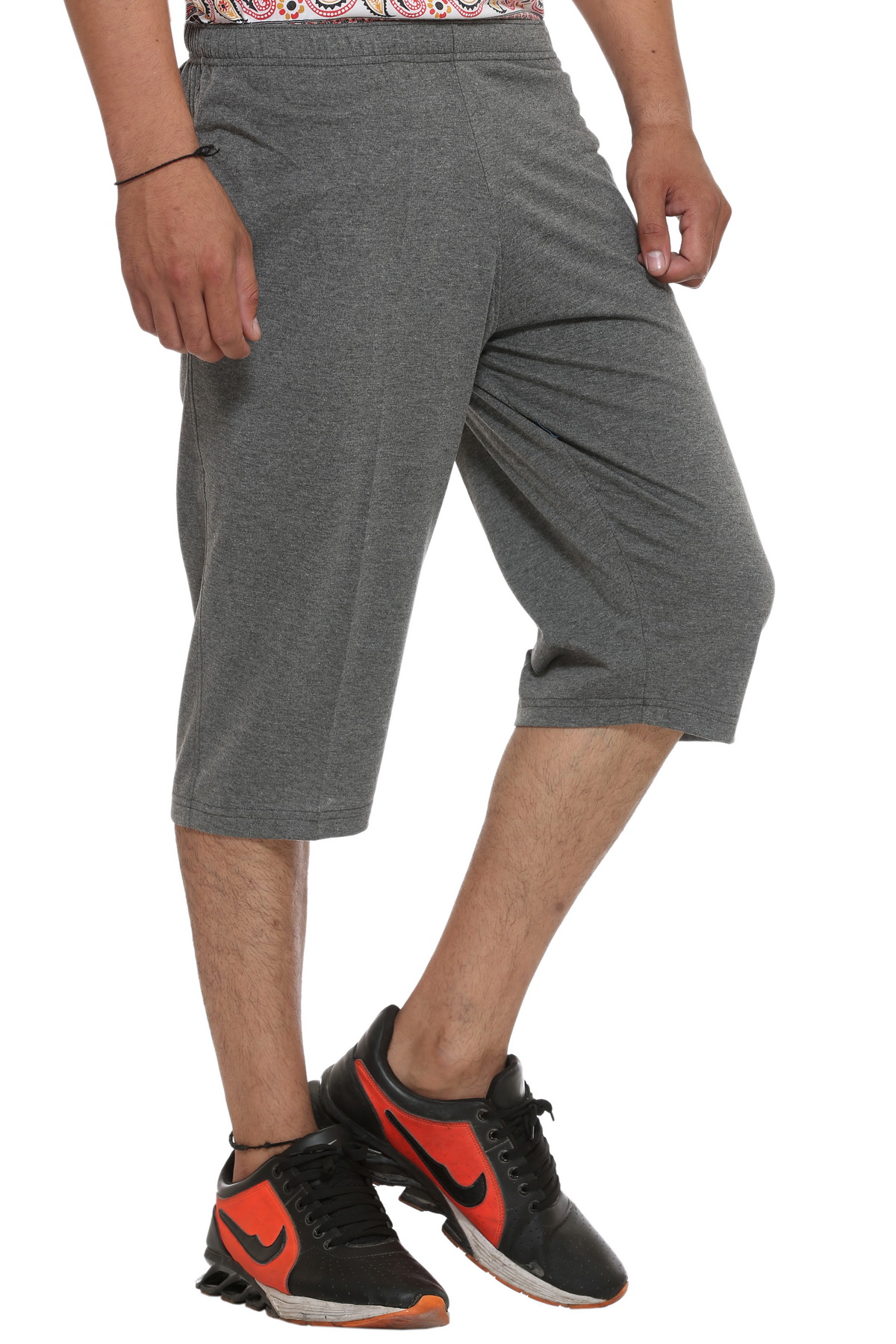 Buy VimalJonney Cotton Blended 3/4thCapris For Men Pack Of 1 Online
