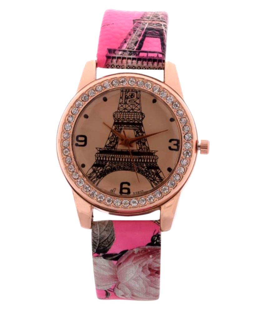 Buy FAP Analog Paris Design Pink Colour Womens Watches Ladies Watches ...