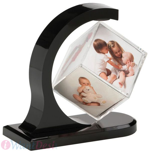 photo frame rotating cube