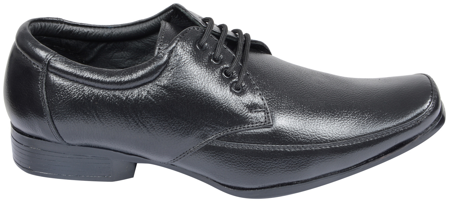 Buy Oora MenS Black Leather Derby Shoes 9 Uk Online ₹619 from ShopClues