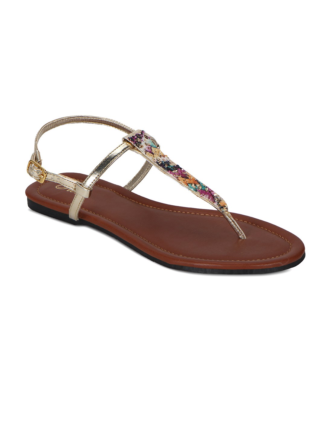 SANDAL HEEL MULE FRIEND IN FLORA main image 0
