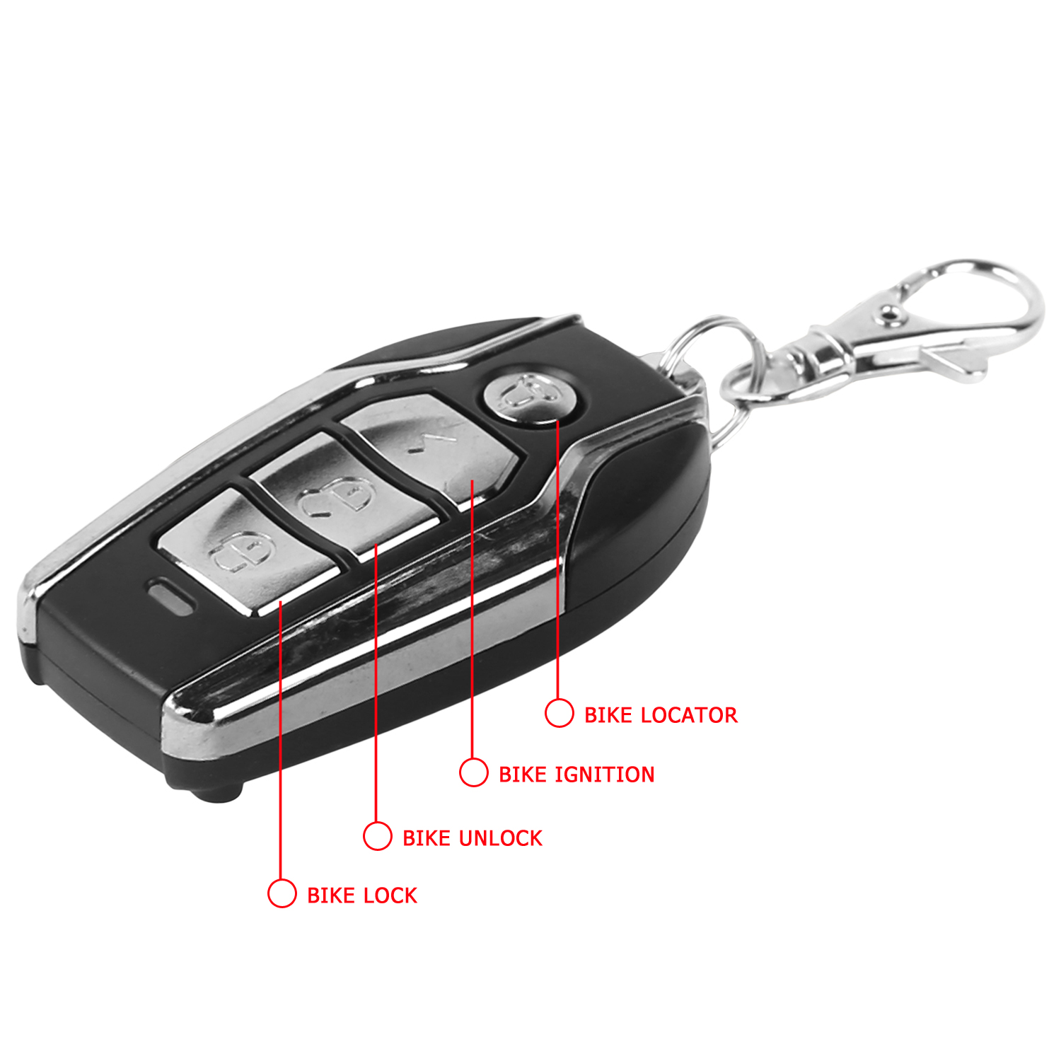 Buy Anti Theft Security Remote Alarm System With Shock Sensor 2 Remotes