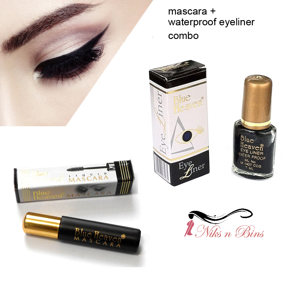 Buy BLUE HEAVEN Waterproof Fashion Eyeliner and Mascara Combo Eye