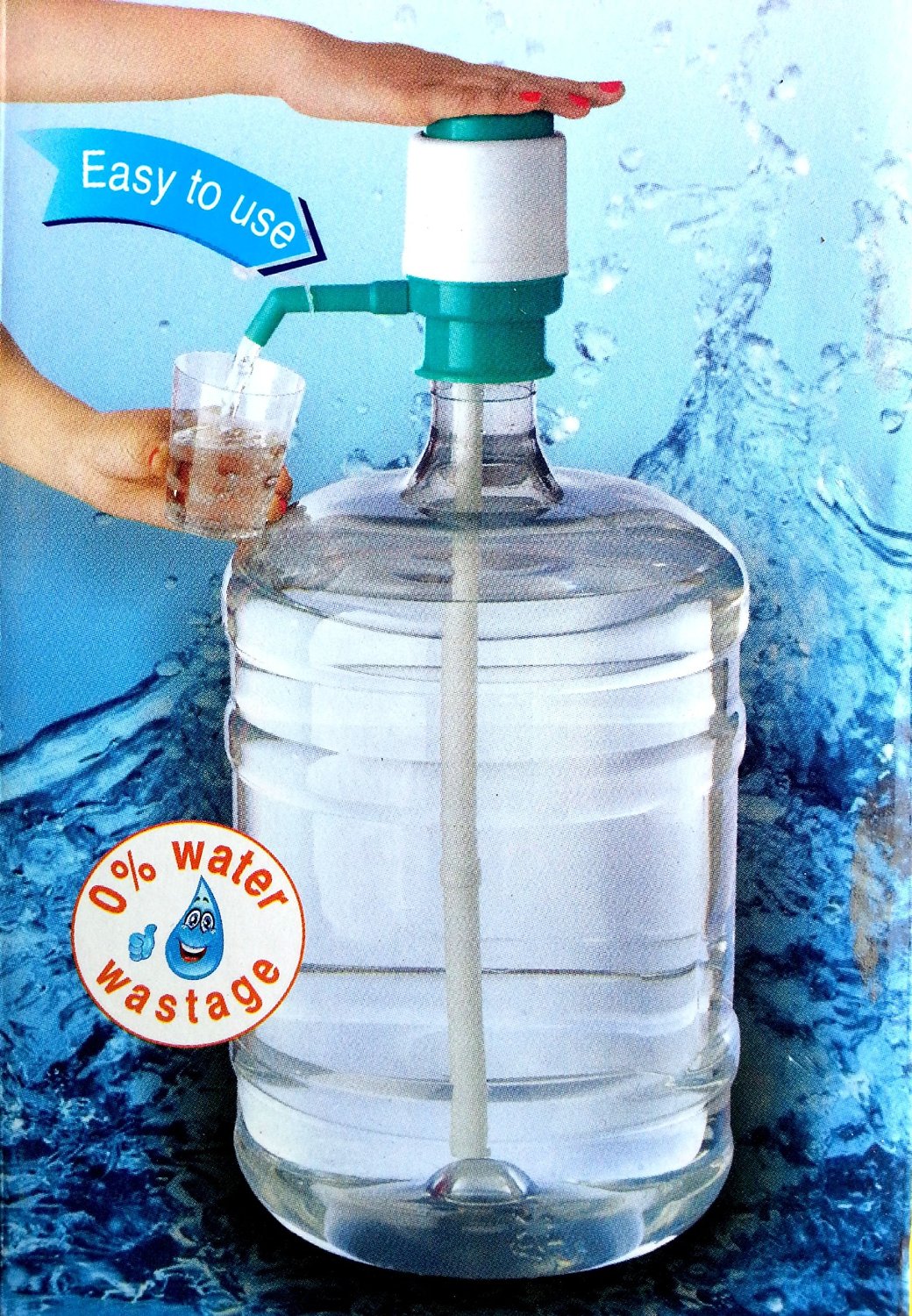 Buy Aqua Manual Hand Press Water Dispenser Pump For 20 Litre Bottles