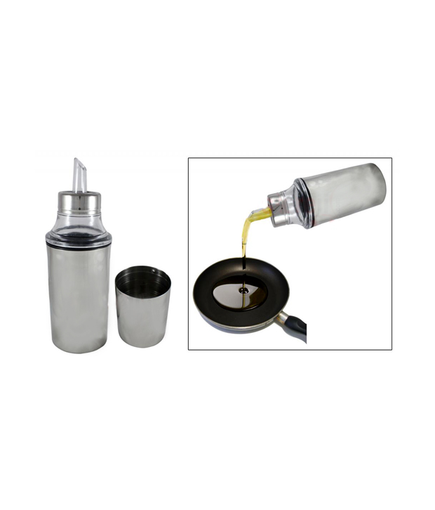 Buy Stainless Steel 500ml Oil Dispenser Online ₹339 from ShopClues