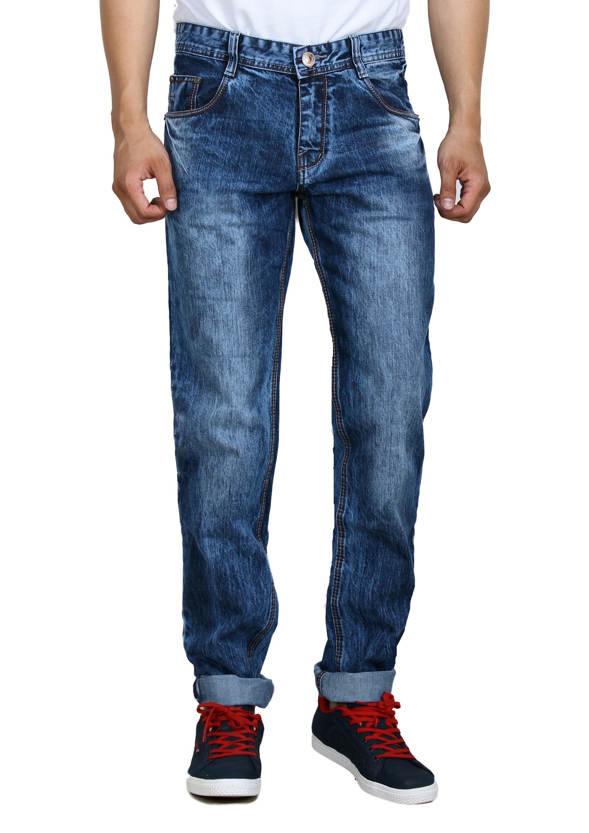 Buy Studio Nexx Mens Slim Jeans (Blue, Size - 48) Online @ ₹1599 from ...