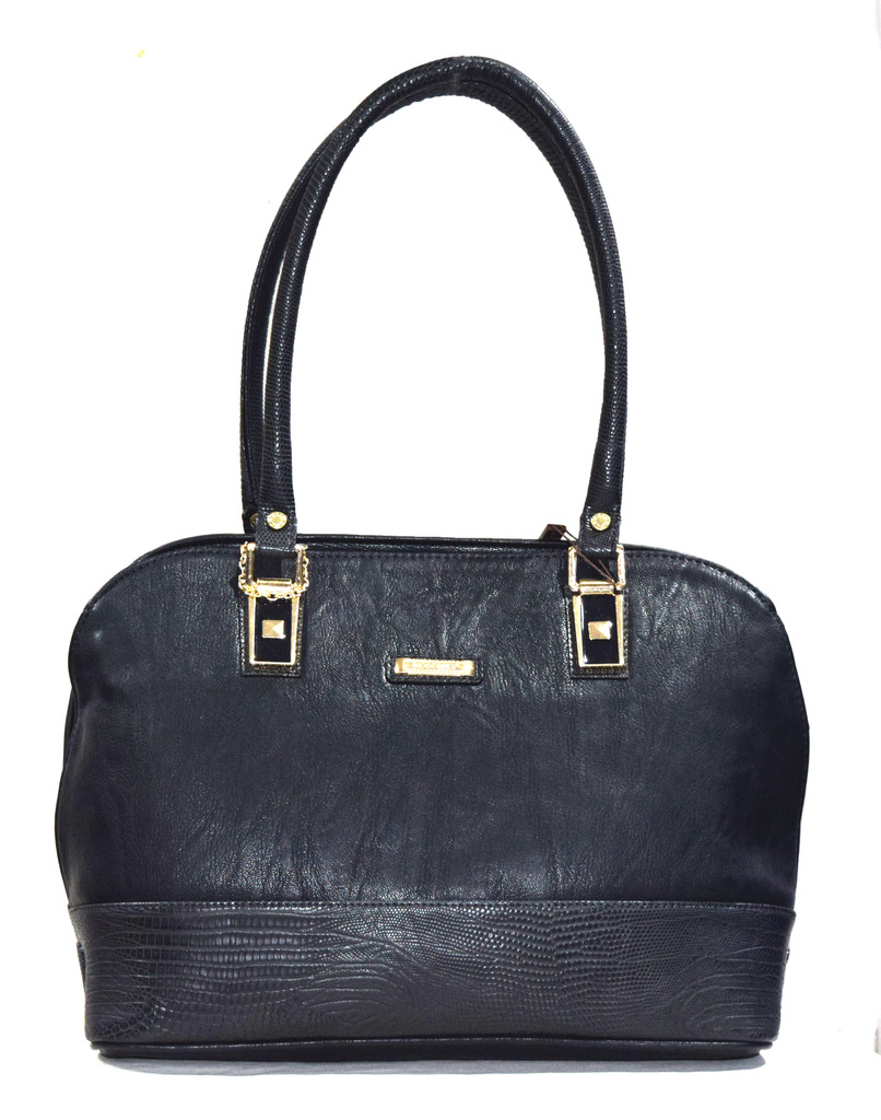 Moochies black ladies Leatherite handbag emzmocfoampurseN2black