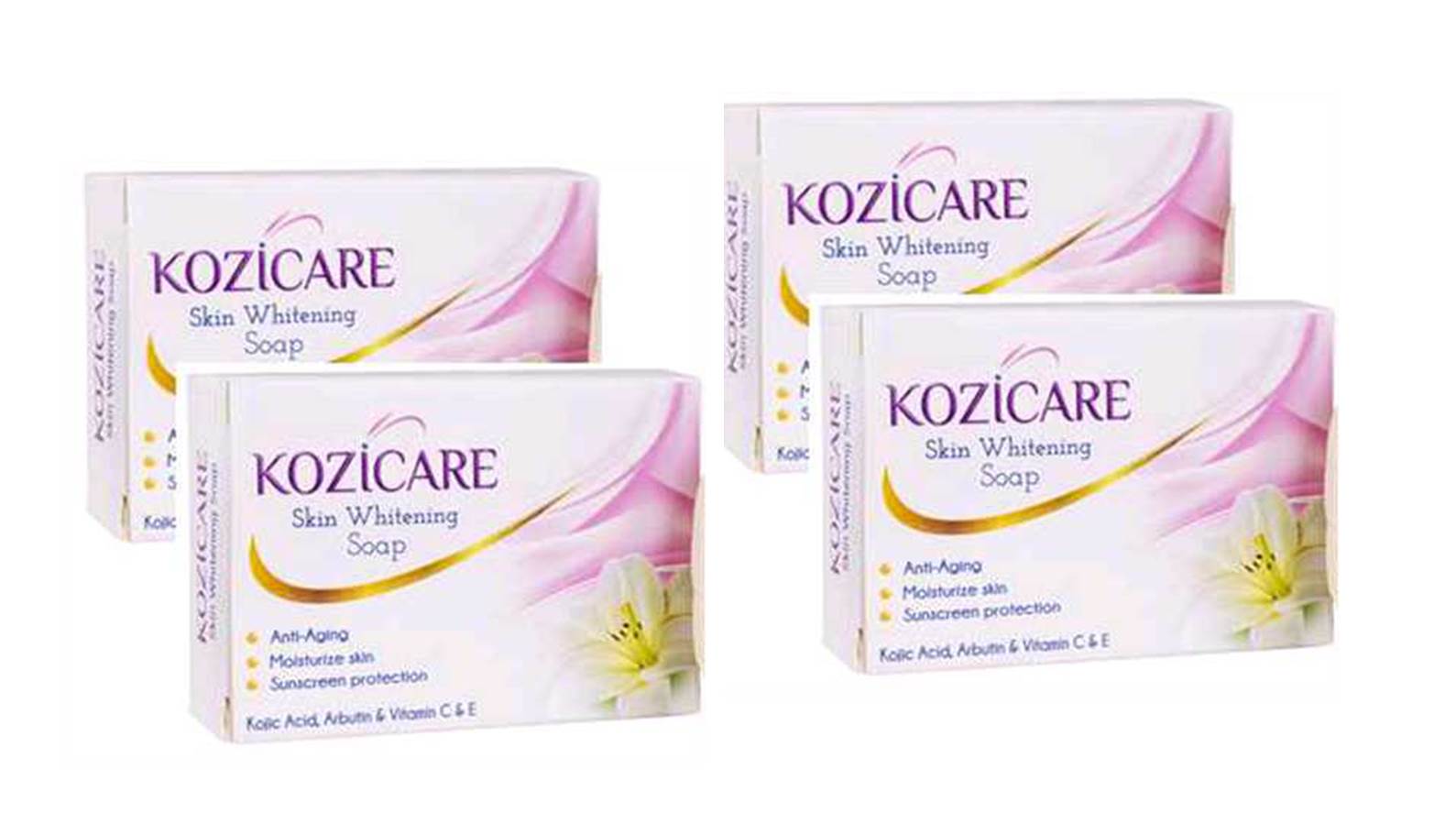 Kozicare Skin Whitening Soap 75gm Pack Of 4 1882