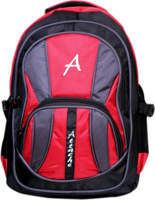 Buy Attache Attache Premium School Bag / Laptop Bag (Red Black) 30 L ...