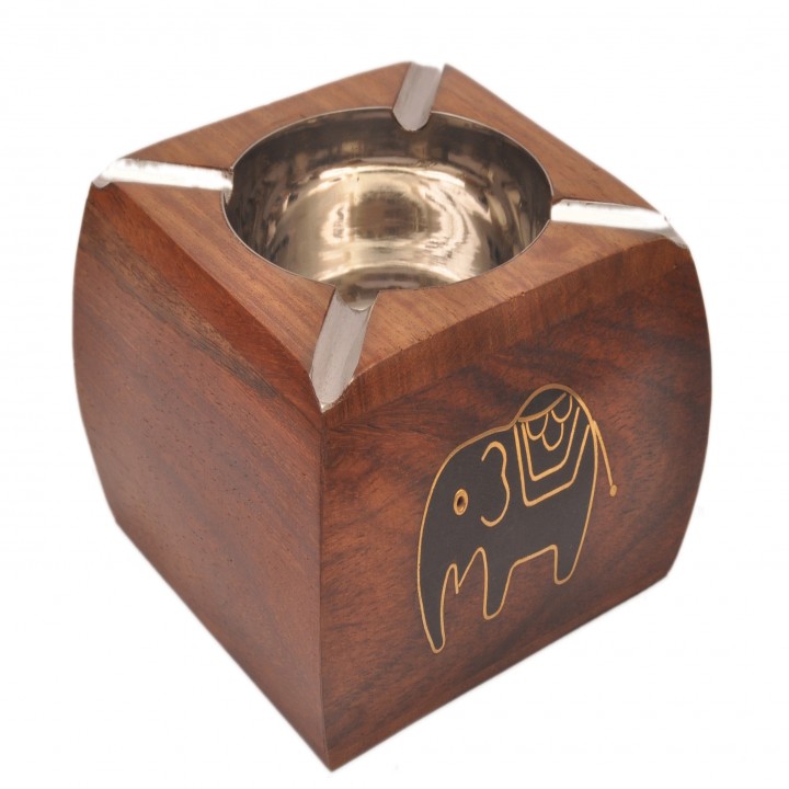 Buy sparkle india wooden ashtray Online ₹499 from ShopClues