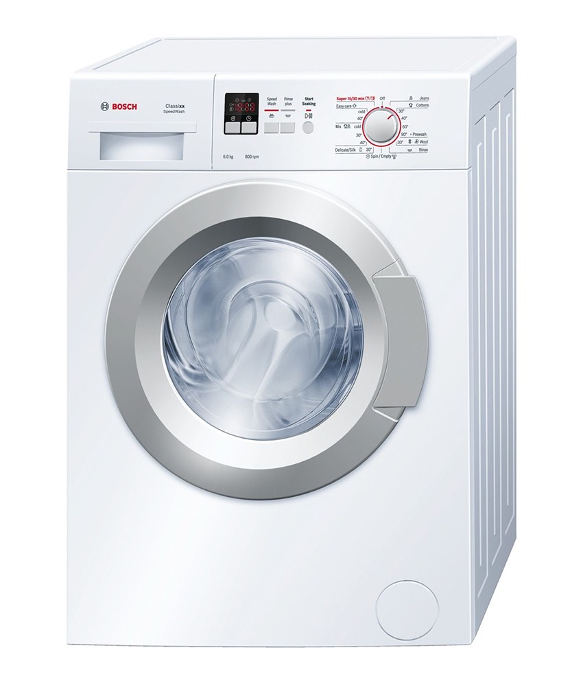 Bosch Wab In Kg Front Load Fully Automatic Washing Machine White