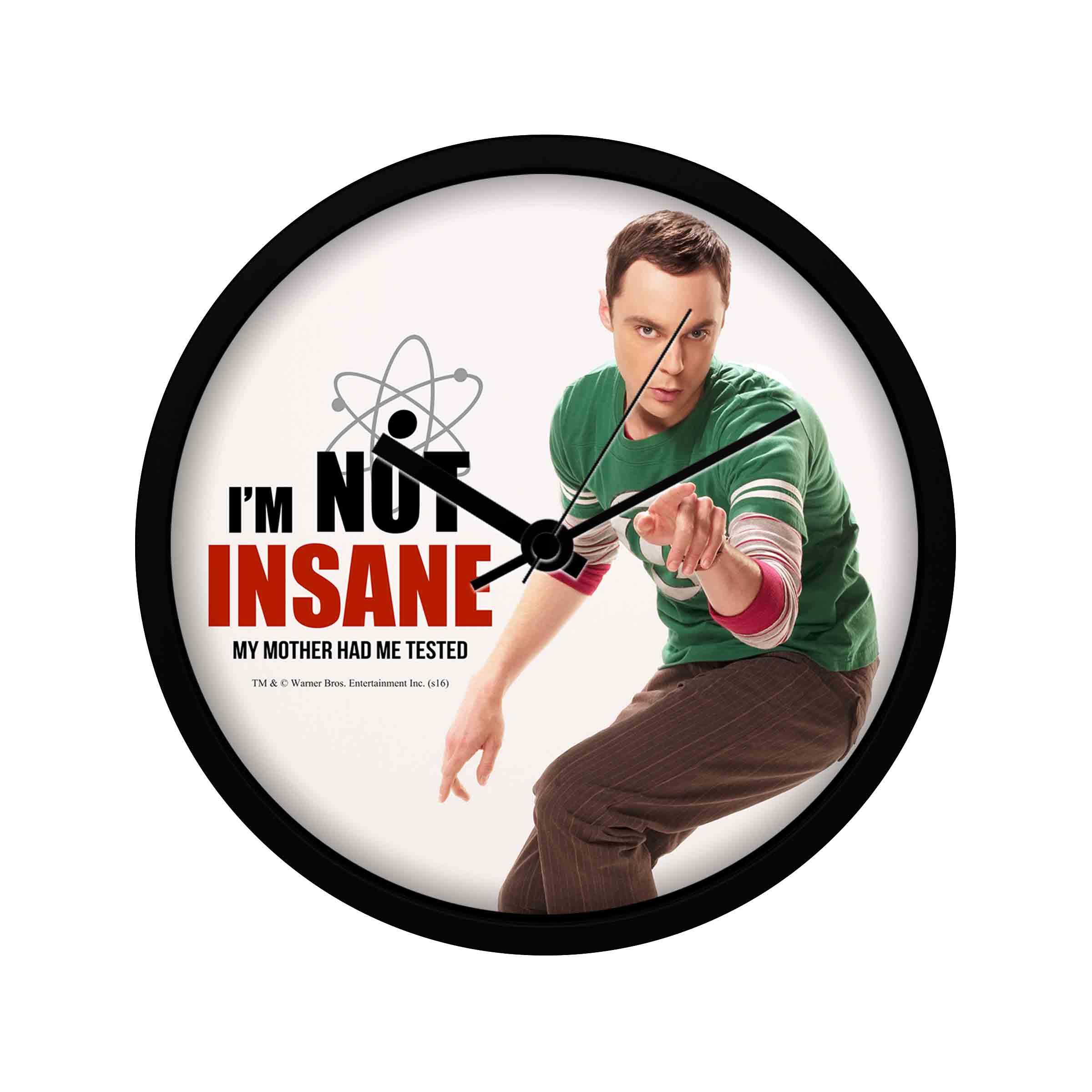 Buy The Big Bang Theory Im Not Insane Wall Clock Licensed By Warner Bros Usa Online ₹999 