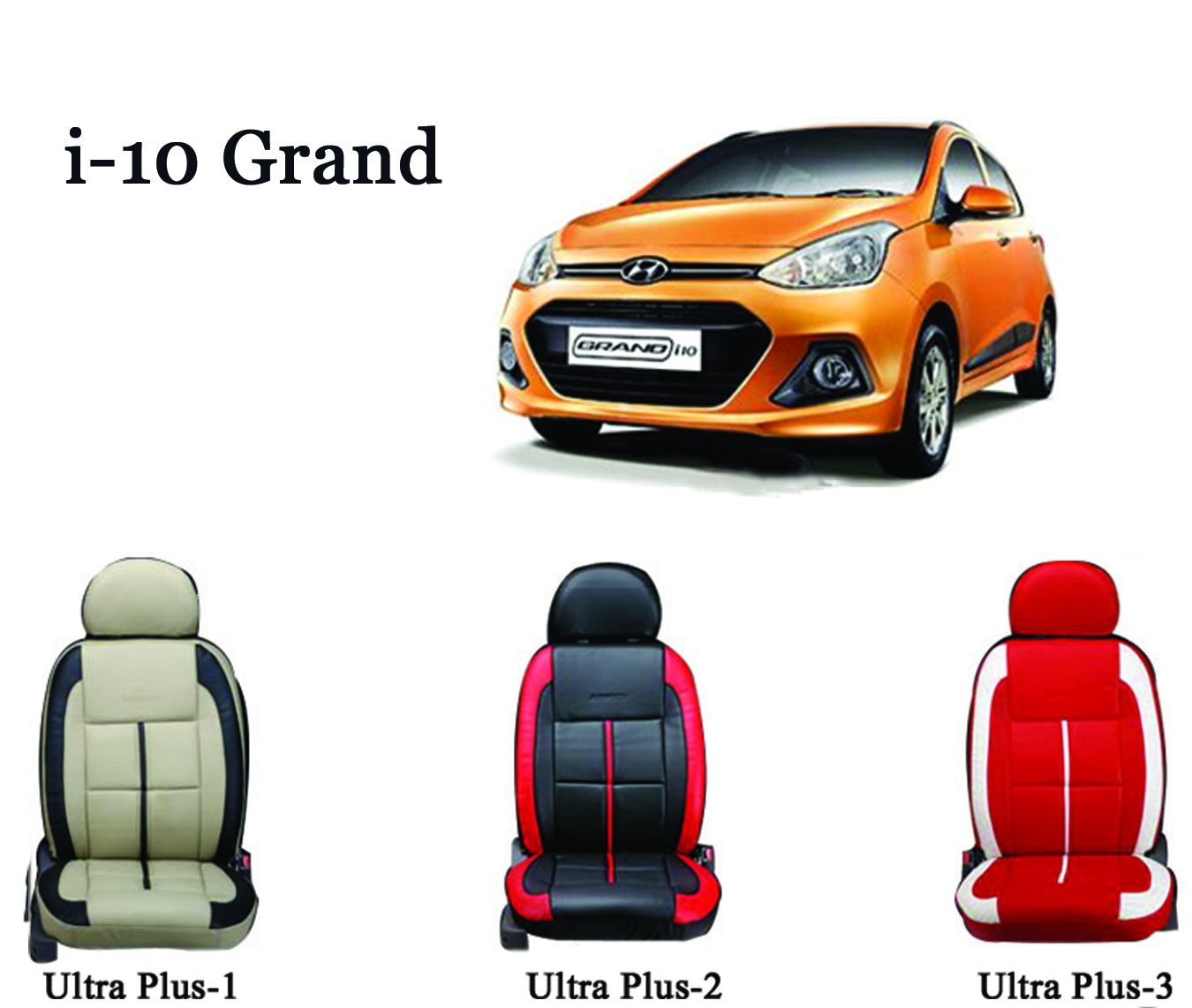 Buy Shopper's Hub Car Seat Covers (Hyundai i10 Grand (New Model