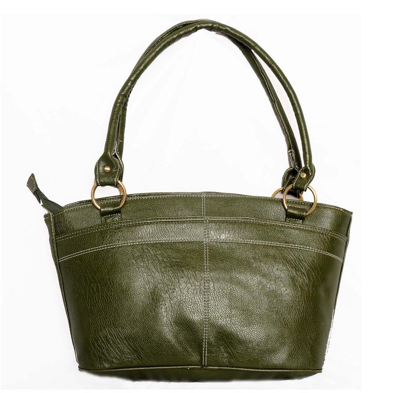 Green Designer Handbag