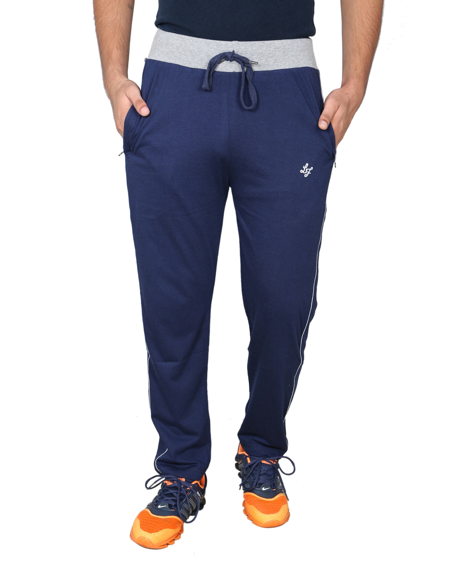 Buy livfit mens Navy track pent Online @ ₹499 from ShopClues