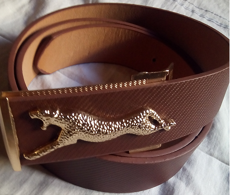 BROWN JAGUAR BUCKLE BELT AT THE LOWEST PRICE IN INDIA