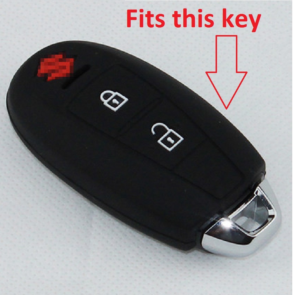 Buy Silicone car remote key cover for Maruti suzuki Baleno Online