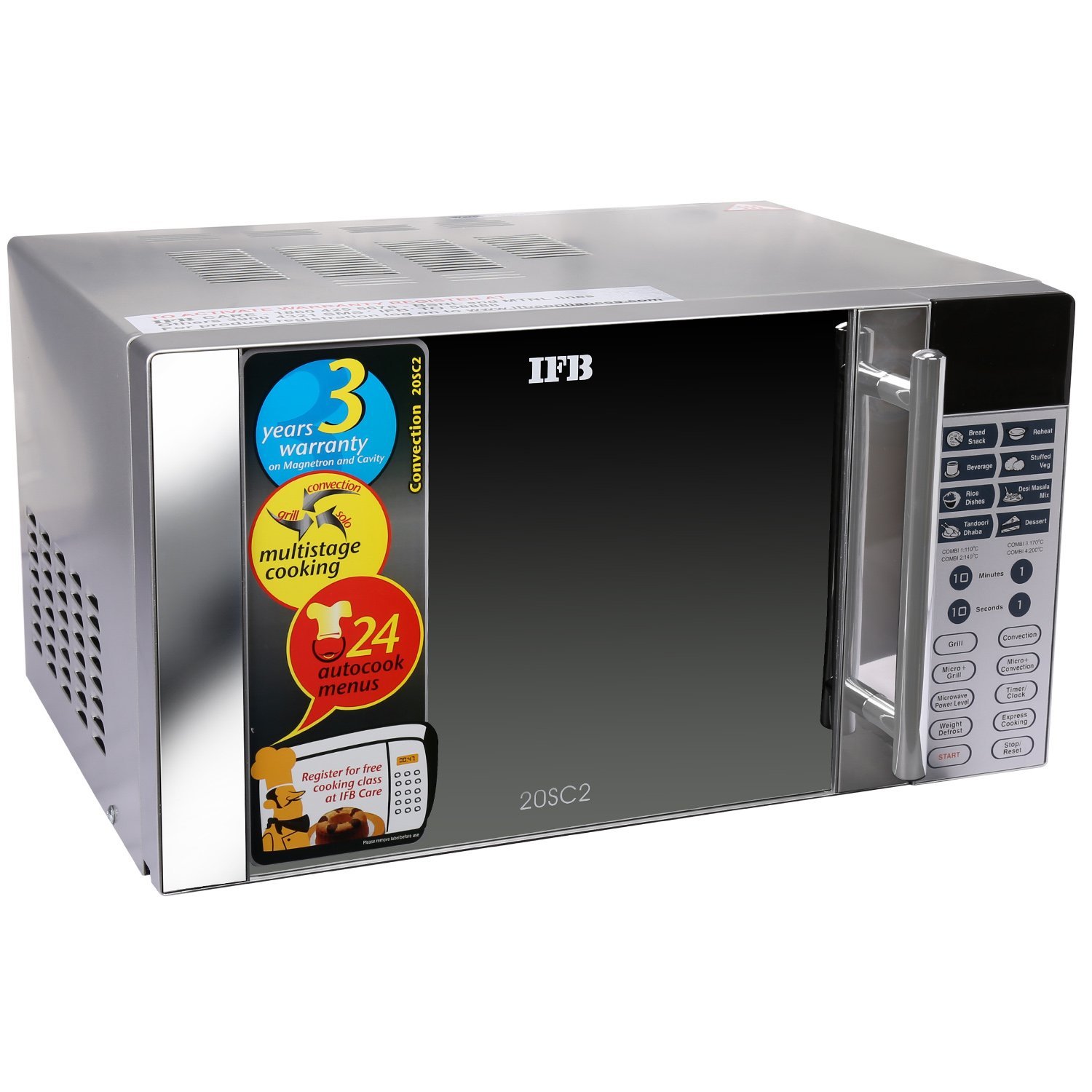 Ifb 20sc2 20 Litre Convection Microwave Oven Microwaves And Halogen Ovens