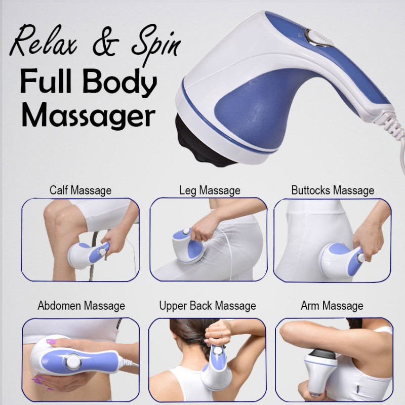 Buy Relax Spin Tone Body Massager 360 Degree Spin Hand Held Body Massager Online ₹599 From