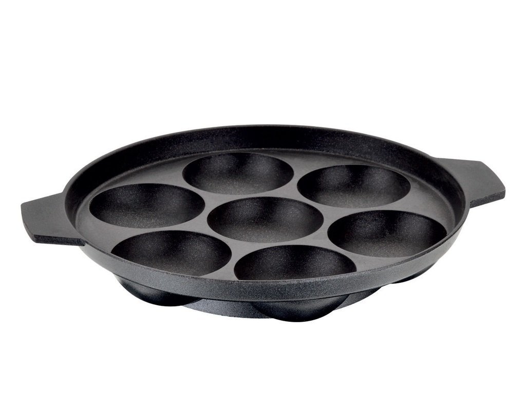 Buy 7 Cavity Non Stick Appam Tawa 18 cm diameter Online @ ₹349 from ...