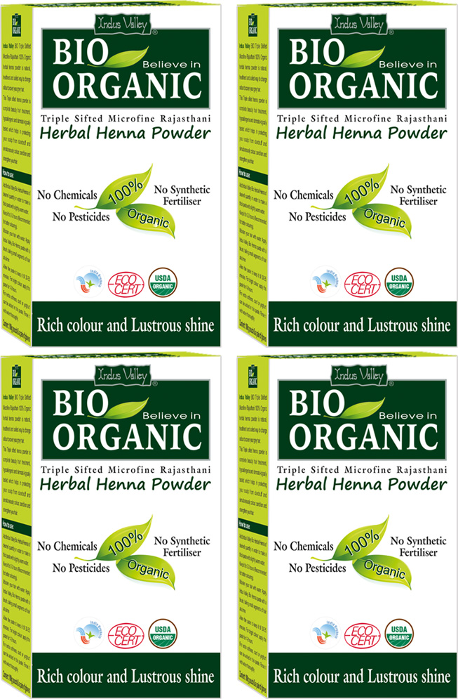 Buy Indus Valley Bio Organic Combo Set Of 4 Herbal Henna Powder Online ₹339 From Shopclues 2474