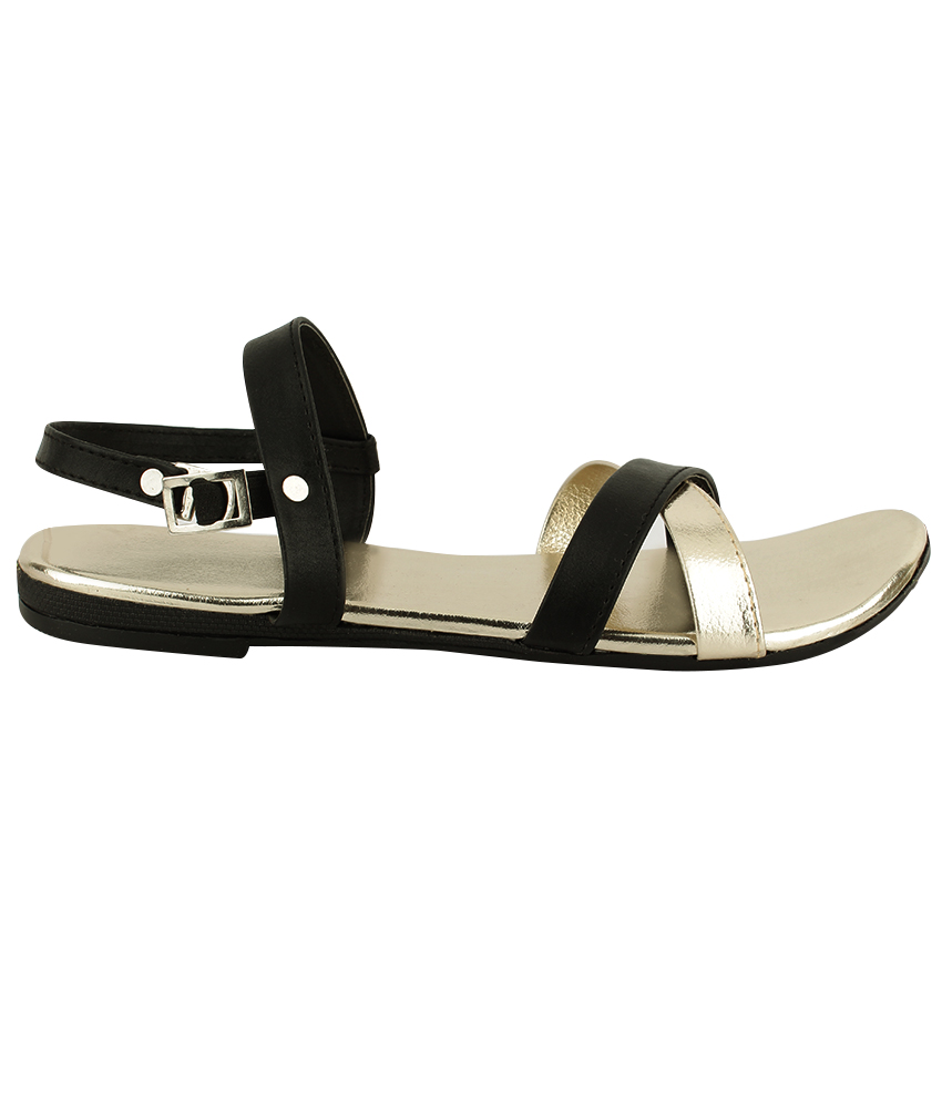 Buy Sindrella Women's Black Sandals Online @ ₹399 from ShopClues