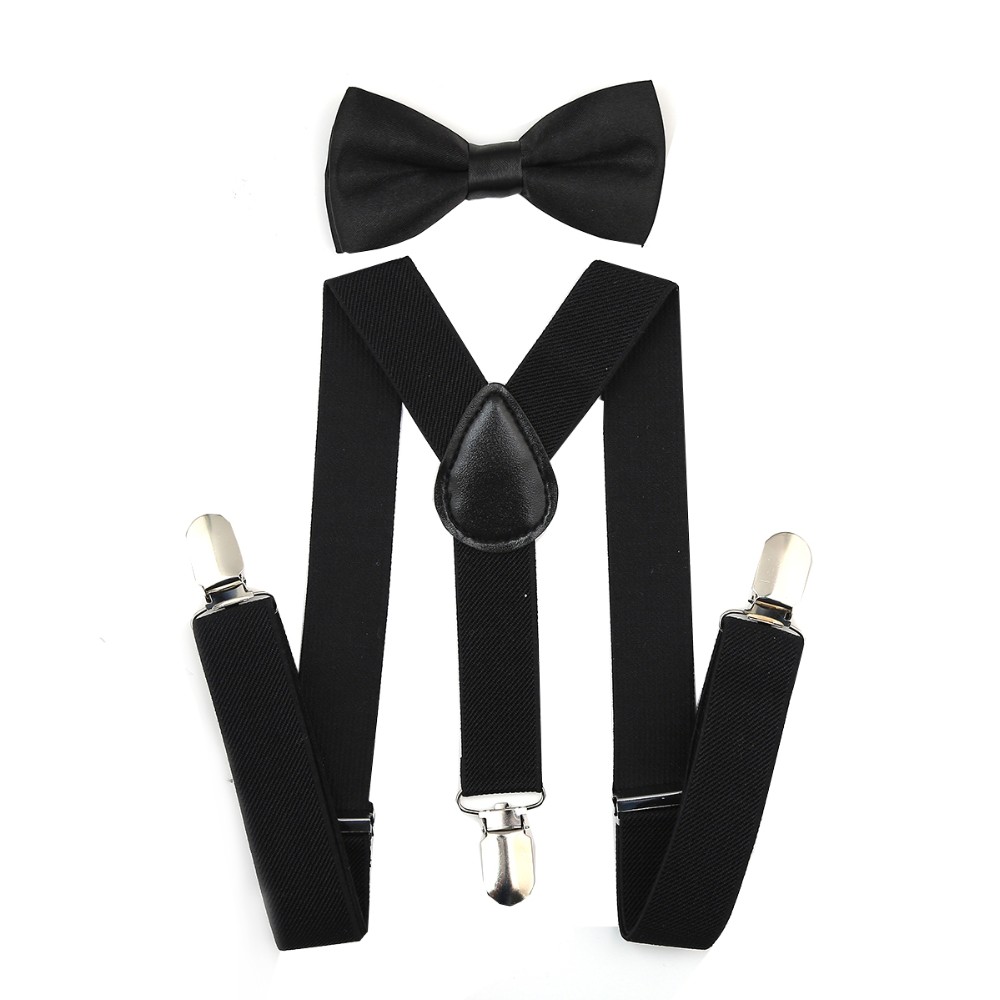 Buy BLACK SUSPENDER AND BOW TIE COMBO -BK Online @ ₹399 from ShopClues