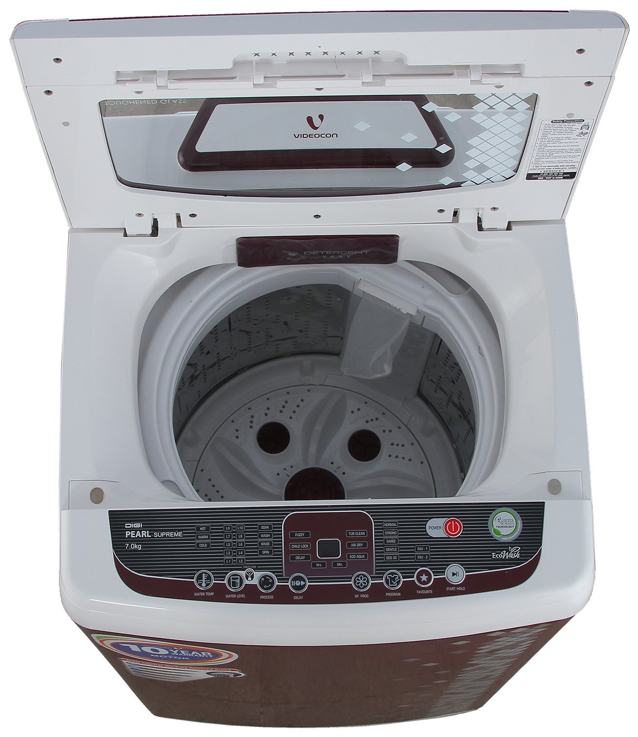 Videocon Vt70G12 Digi Pearl Supreme FullyAutomatic TopLoading Washing